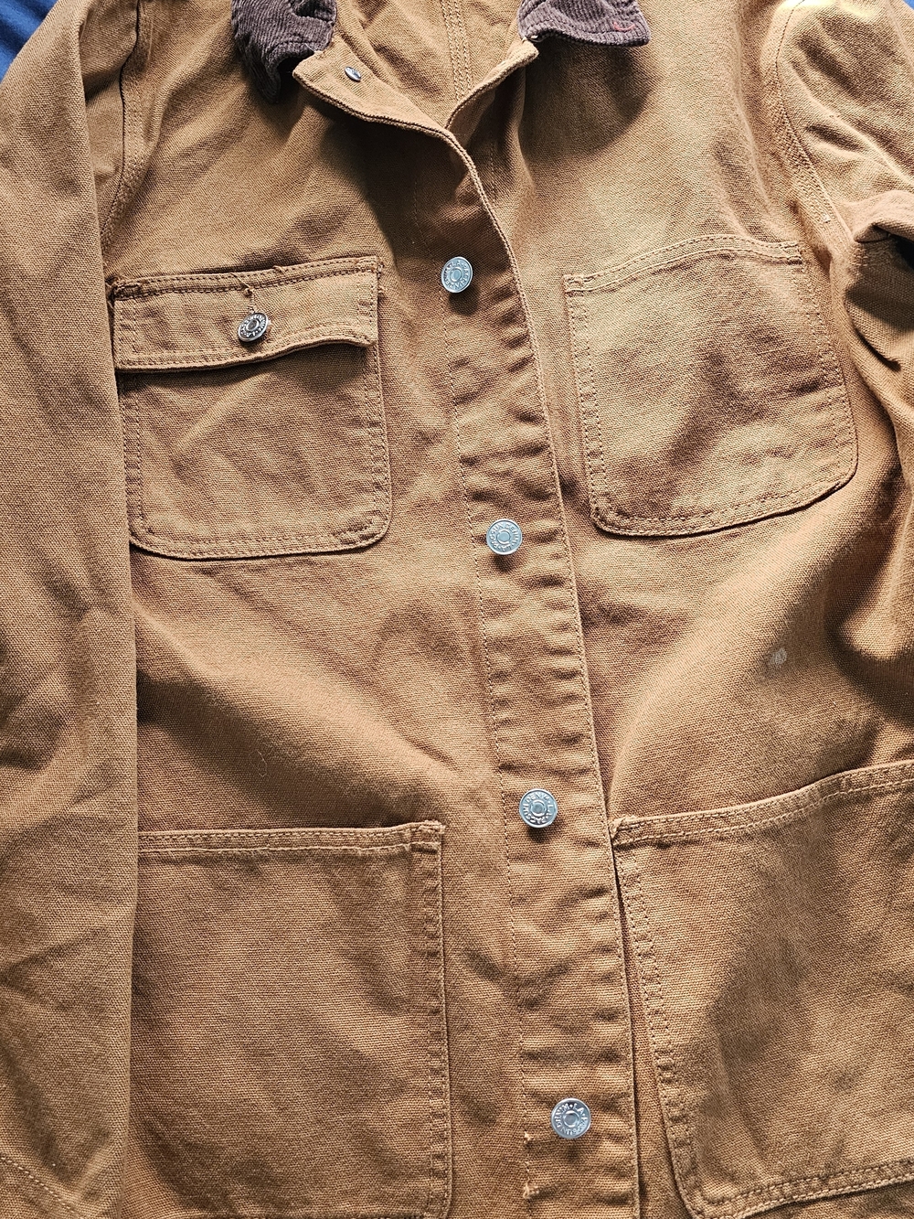 Men's Brown Canvas Work Jacket